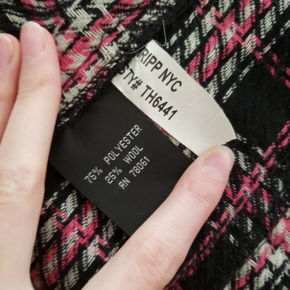 Vintage Tripp NYC Plaid Corset Vest XS - Picture 10 of 11